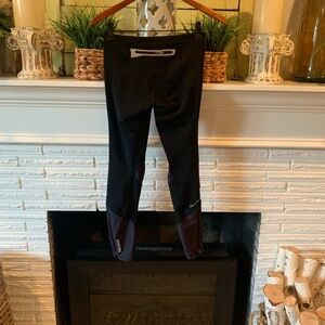 Pearl Izumi Pro Black Fleece Lined Reflective Biking Leggings Size XS USED